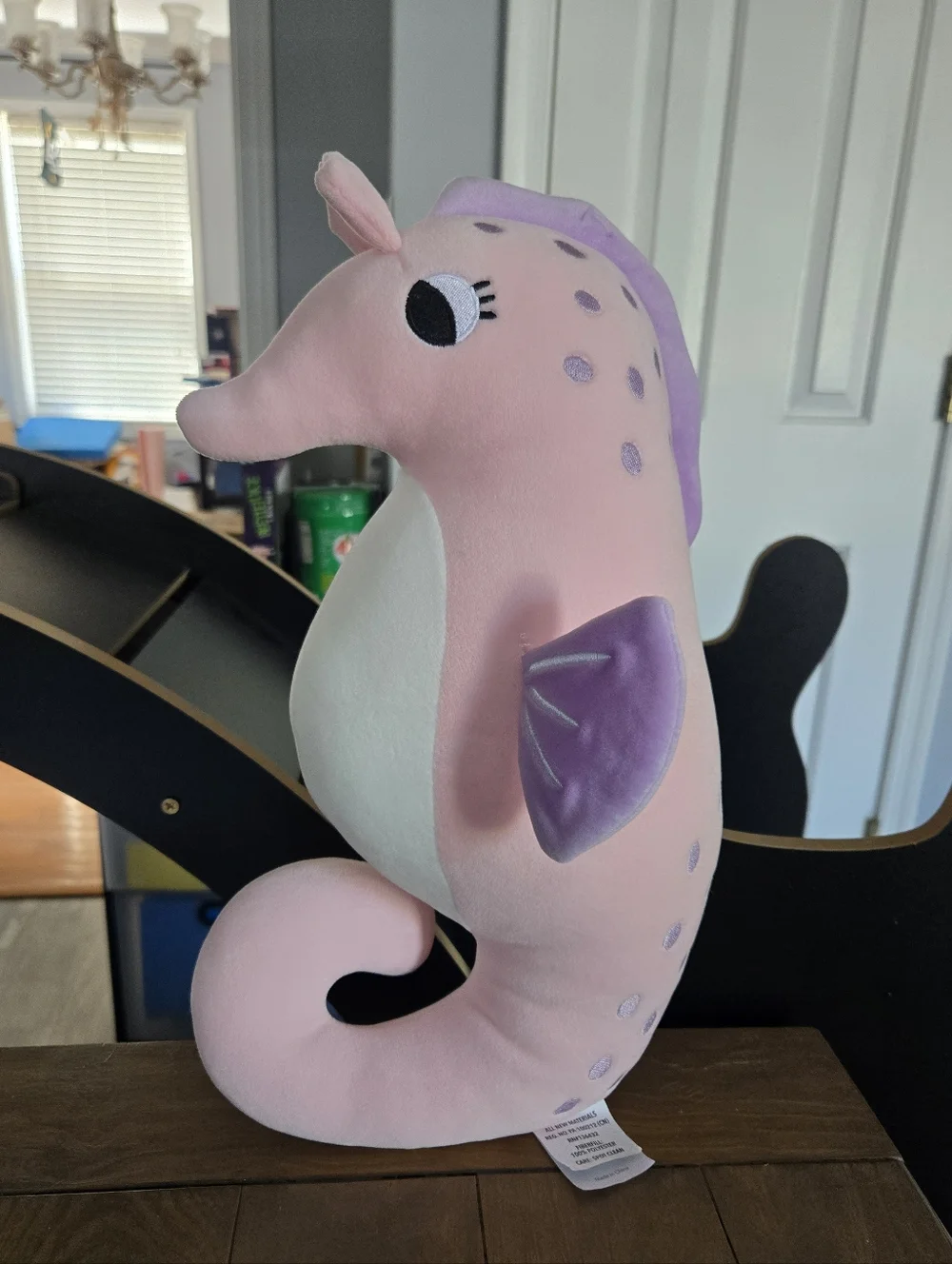 Pink & Lavender Plush Tiny Dreamers Seahorse Toy
